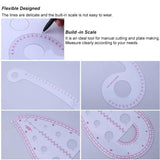 French Curve Ruler for Sewing Fabric Cutting Metric Template
