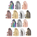 SHWAKK 2PCS Thimble Retro Finger Protector Antique Ring Handworking Needle Thimb