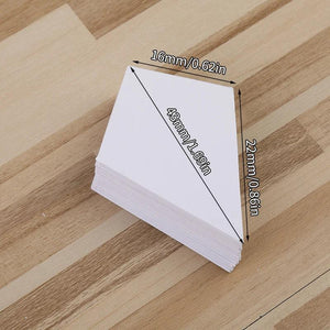 100pcs Patchwork Mould Paper Quilting Templates DIY Sewing Accessories 25 Types