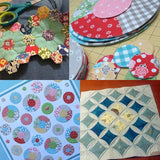 100pcs Patchwork Mould Paper Quilting Templates DIY Sewing Accessories 25 Types