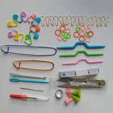 56 pcs Crochet Hooks Full Set Knitting Tool DIY Craft Needles with Case