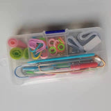 56 pcs Crochet Hooks Full Set Knitting Tool DIY Craft Needles with Case