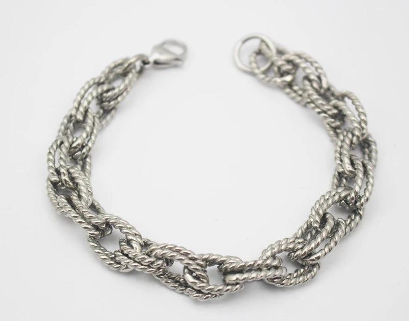 Chunky Link Chain Bracelet 316L Stainless Steel Christmas Gift Rope