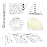 Nonvor Garment Cutting Quilting Ruler For DIY Measuring Patchwork Tools