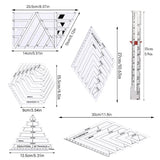 Nonvor Garment Cutting Quilting Ruler For DIY Measuring Patchwork Tools