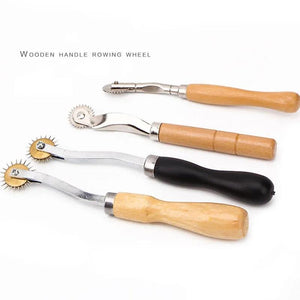 Cloth Fabric Pressing Scribing Leather Wheel DIY Tailor Craft Hand Sewing