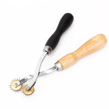 Cloth Fabric Pressing Scribing Leather Wheel DIY Tailor Craft Hand Sewing