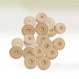 25pcs Round Wood Small Wheels DIY Crafts Supplies
