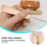 Punch Needle Handles Felt Tools Replacement Kit DIY Tool Sewing Accessories