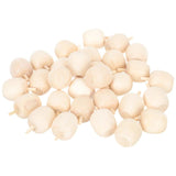 30 Pcs Unpainted Wooden Fruit Craft Ornaments for Kids DIY Toy