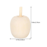 30 Pcs Unpainted Wooden Fruit Craft Ornaments for Kids DIY Toy