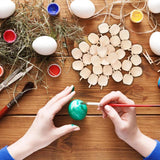 30 Pcs Unpainted Wooden Fruit Craft Ornaments for Kids DIY Toy
