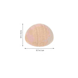 150 Pcs Unfinished Wooden Half Balls DIY Craft Accessories