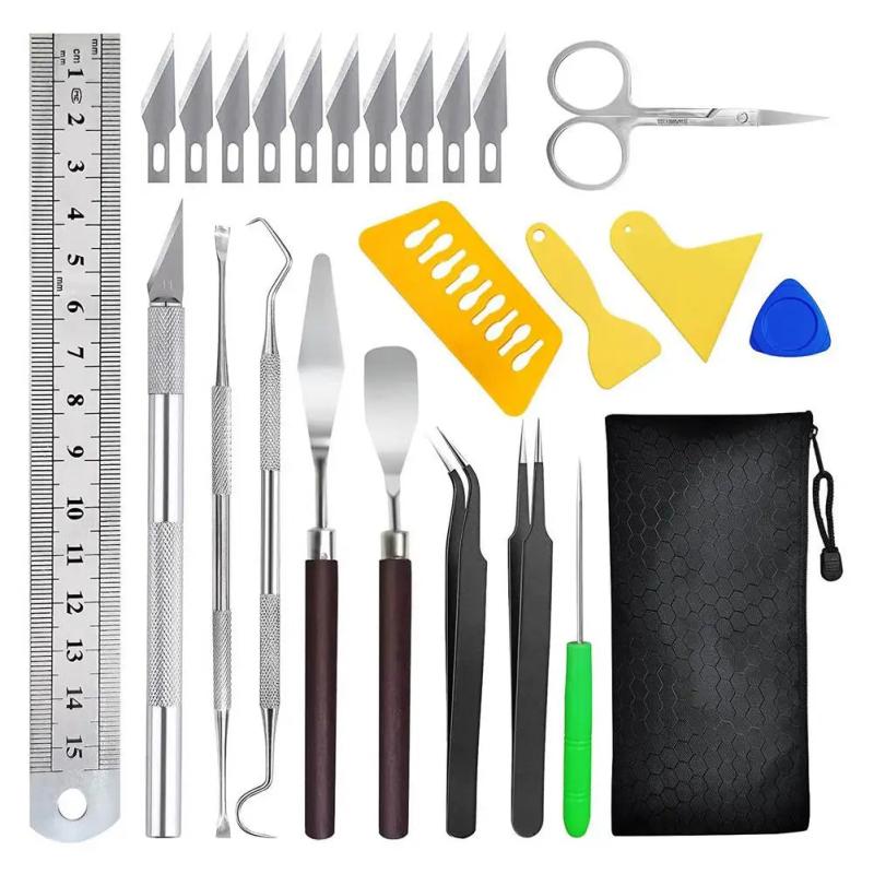 25PCS Dried Flower Vinyl Weeding & Stitching Craft Tool Kit