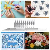 25PCS Dried Flower Vinyl Weeding & Stitching Craft Tool Kit