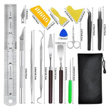 25PCS Dried Flower Vinyl Weeding & Stitching Craft Tool Kit