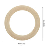 5 Pcs Solid Wood Dream Catcher Rings DIY Crafts Bag Accessories