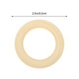 30 Pcs Woodsy Decor Wooden Ring Supply Accessory Rings Lace DIY Decor