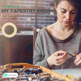 30 Pcs Woodsy Decor Wooden Ring Supply Accessory Rings Lace DIY Decor