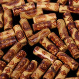 100pcs Mixed Wooden Beads for Bracelet DIY Crafts