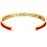 Adjustable Cuff Bangle Holiday Gift Bracelet for Family