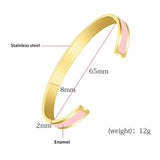 Adjustable Cuff Bangle Holiday Gift Bracelet for Family