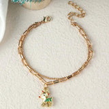 Christmas Snowman Shoe Bracelet for Girls