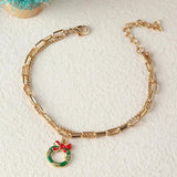 Christmas Snowman Shoe Bracelet for Girls