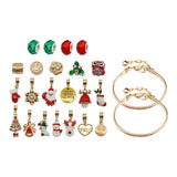 24 Days Christmas Bracelet DIY Jewelry Making Kit Ornaments for Women