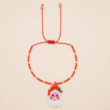 Father Christmas Santa Charm Bracelet for Women