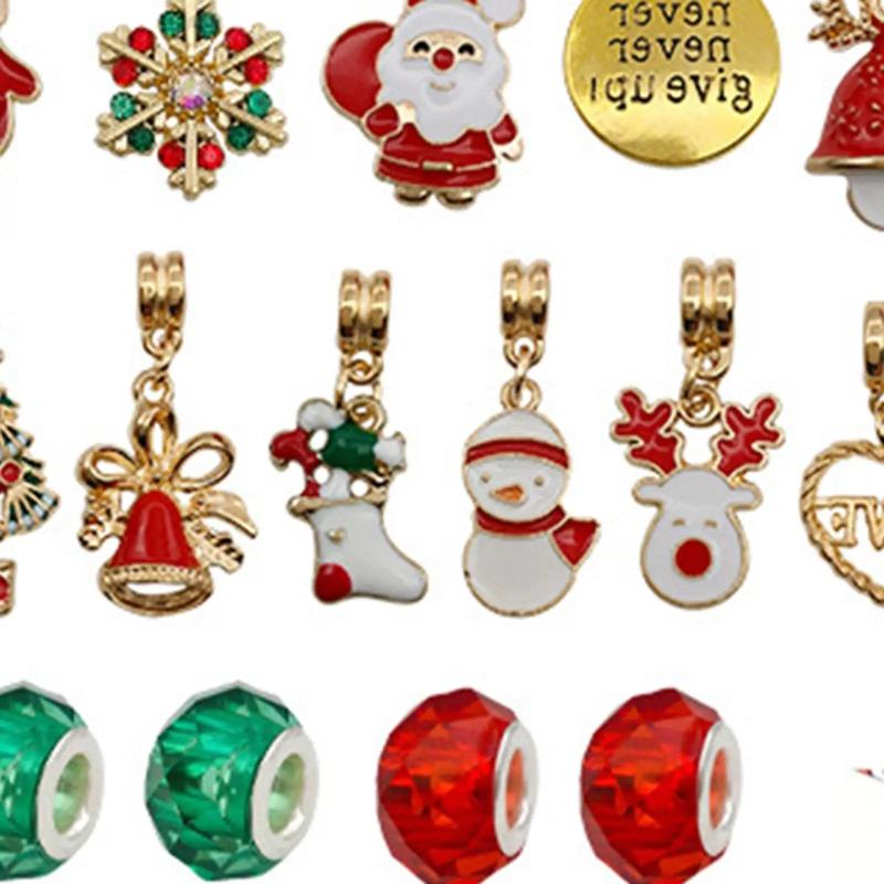 24 Days Christmas Bracelet Set for Girls/Women