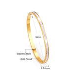 Stainless Steel Bangles For Women Christmas Gift