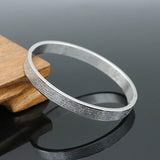 8MM Men Religion Jewelry Stainless Steel Cuff Bangle Bracelet Christmas Gift
