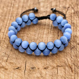 Opal Beads Bracelet 6/8mm Multilayer Braided Charm Bracelet