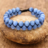 Opal Beads Bracelet 6/8mm Multilayer Braided Charm Bracelet