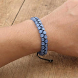 Opal Beads Bracelet 6/8mm Multilayer Braided Charm Bracelet