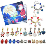 DIY 24day Christmas Elk Blind Box Holiday Surprise Princess Bracelet