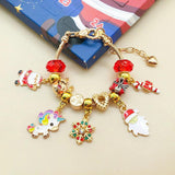 DIY 24day Christmas Elk Blind Box Holiday Surprise Princess Bracelet