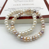 Freshwater Pearl Bracelet For Women Lady Jewelry Gift