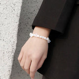 14K Filled Pearl Moonstone Crystal Bracelet Wedding Gift