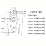 Personalized Stainless Steel Name Necklace with Cuban Chain for Men