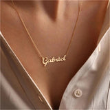 Custom Stainless Steel Name Necklace - Personalized Font - Ideal Gift