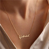 Custom Stainless Steel Name Necklace - Personalized Font - Ideal Gift