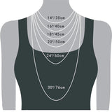 Custom Name Necklace Heart Pendant Stainless Steel Chain