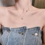 Initial Letter H Necklace For Women Jewelry Girl Gift Stainless Steel