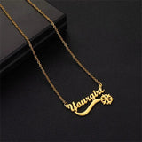 Personalized Snowflake Name Pendant Necklace