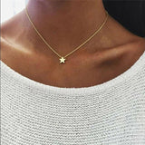 Letter Necklace A-Z Personalized Alphabet Collarbone Chain Christmas
