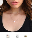 Letter Necklace A-Z Personalized Alphabet Collarbone Chain Christmas