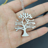 Personalized Family Name Necklace for Women