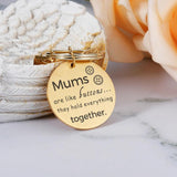 Customized Name Mother's Keychain Souvenir for Mom Birthday Christmas from Kids